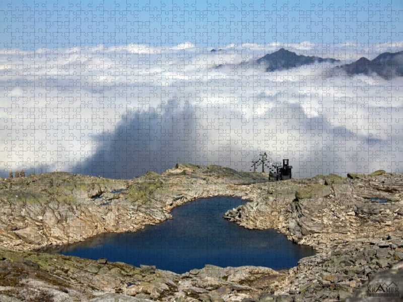 Medelzlacke - Weißsee/Uttendorf - CALVENDO Foto-Puzzle'