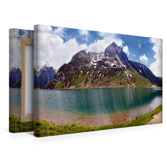 Premium Textil-Leinwand Tappenkarsee - Kleinarl
