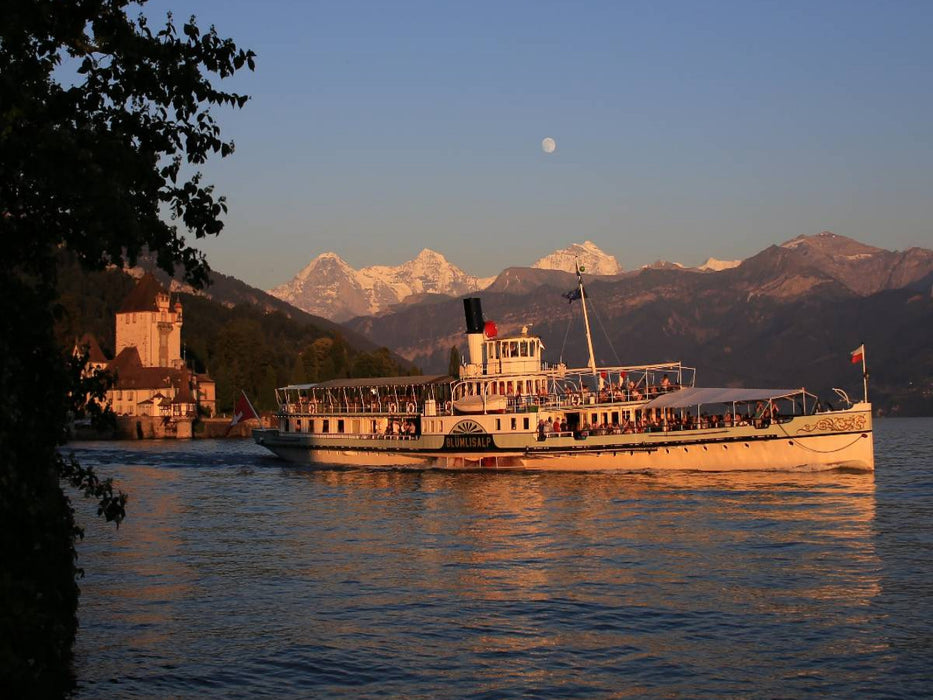 Thunersee, Berner Oberland, Schweiz - CALVENDO Foto-Puzzle'