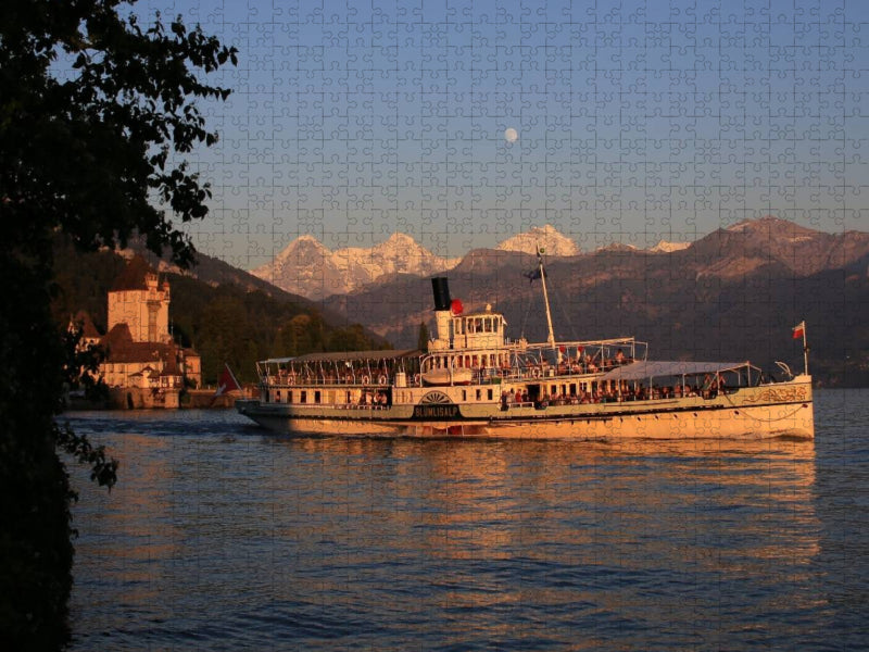 Thunersee, Berner Oberland, Schweiz - CALVENDO Foto-Puzzle'
