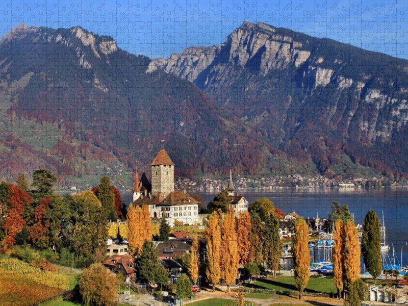 Spiez, Berner Oberland, Schweiz - CALVENDO Foto-Puzzle'