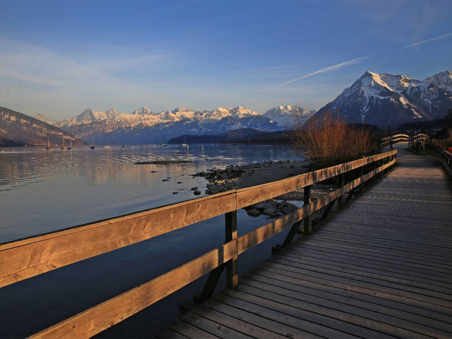 Thunersee, Berner Oberland, Schweiz - CALVENDO Foto-Puzzle'