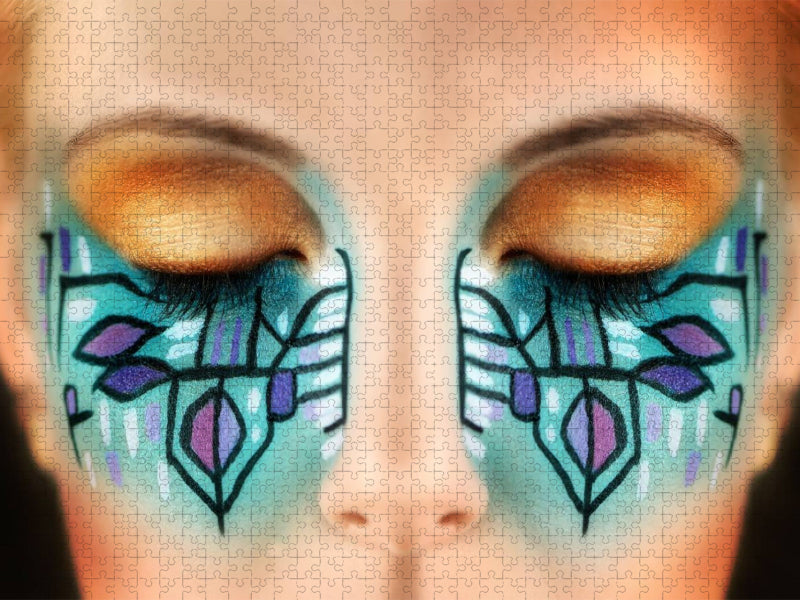 Kreatives Make-Up - CALVENDO Foto-Puzzle'