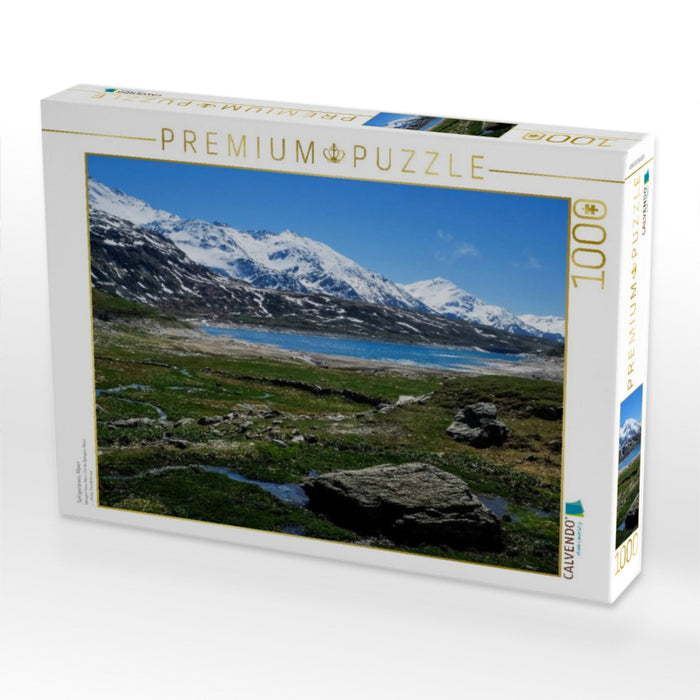 Splügenpass, Alpen - CALVENDO Foto-Puzzle'