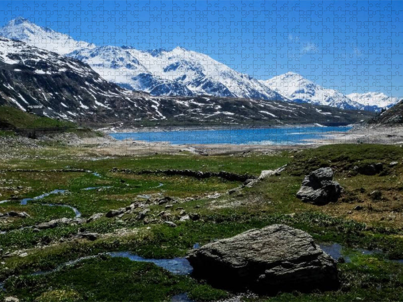 Splügenpass, Alpen - CALVENDO Foto-Puzzle'