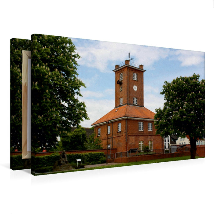 Premium Textil-Leinwand Brake an der Kaje