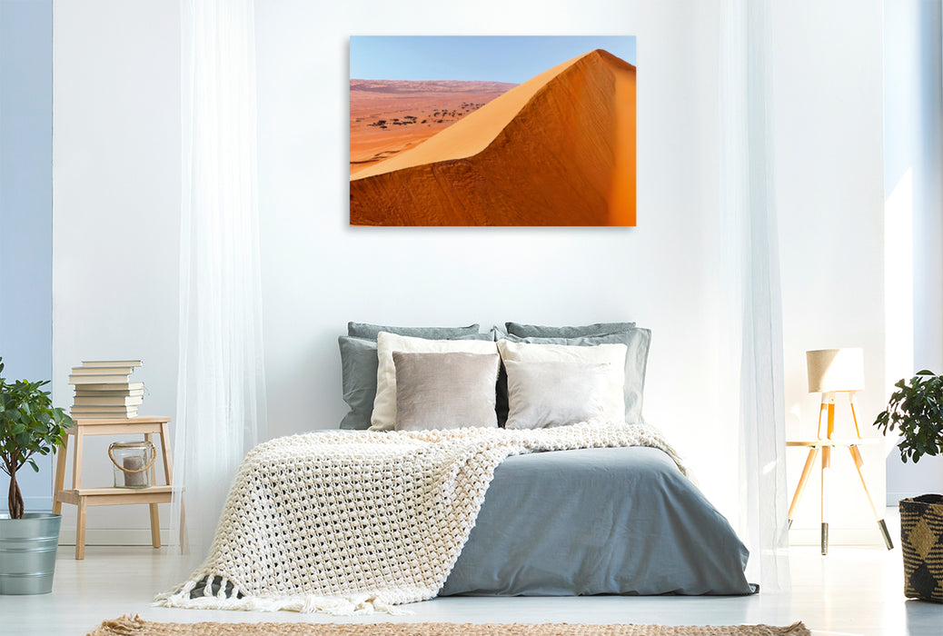 Premium Textil-Leinwand Premium Textil-Leinwand 120 cm x 80 cm quer Wüste Wahiba Sands, Sultanat Oman