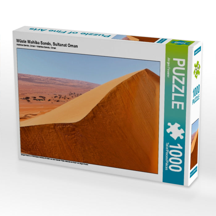 Wüste Wahiba Sands, Sultanat Oman 1000 Teile Puzzle quer - CALVENDO Foto-Puzzle'
