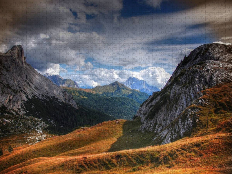 Valparola Pass - Civetta - Belluno - CALVENDO Foto-Puzzle'