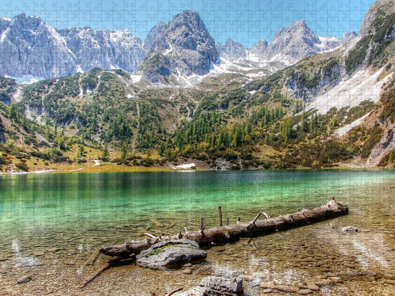 Seebensee - Tirol - Ehrwald - Österreich - CALVENDO Foto-Puzzle'