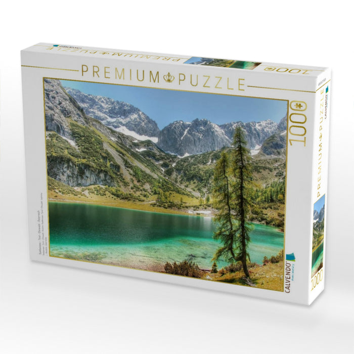Seebensee - Tirol - Ehrwald - Österreich - CALVENDO Foto-Puzzle'