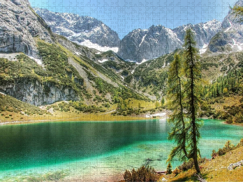 Seebensee - Tirol - Ehrwald - Österreich - CALVENDO Foto-Puzzle'