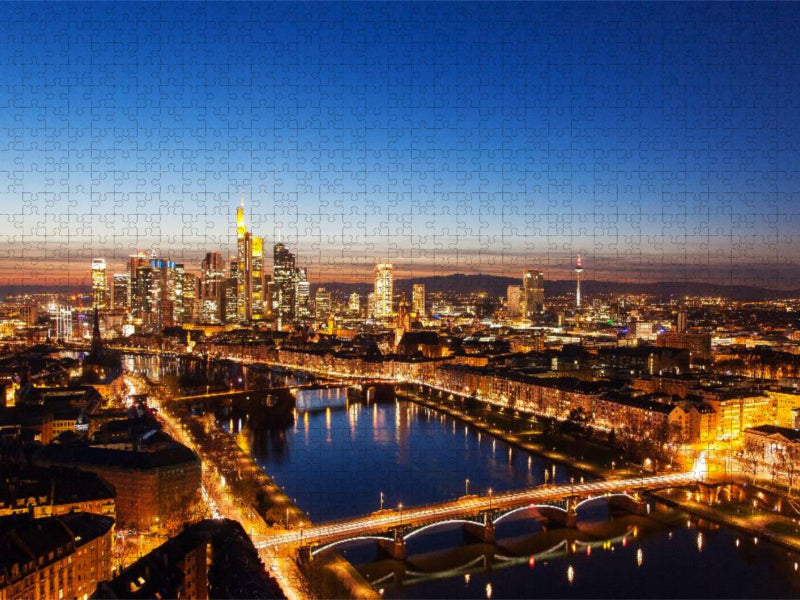 Frankfurt vom Mainplaza - CALVENDO Foto-Puzzle'