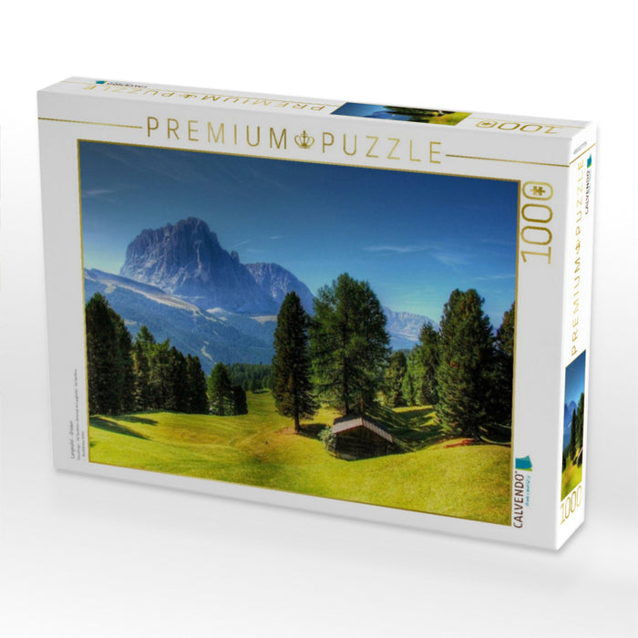 Langkofel - Gröden - CALVENDO Foto-Puzzle'