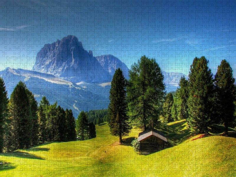Langkofel - Gröden - CALVENDO Foto-Puzzle'
