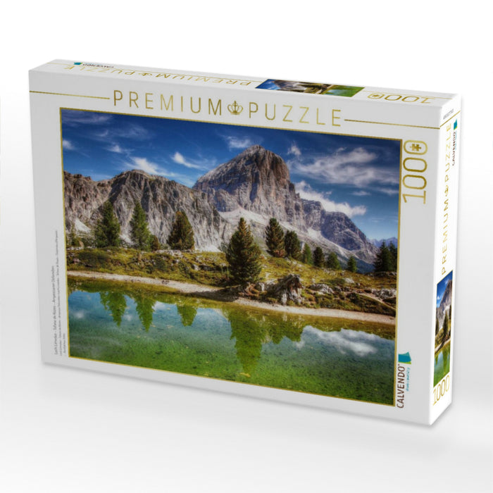 Lech Limedes - Tofane de Rozes - Ampezzaner Dolomiten - CALVENDO Foto-Puzzle'