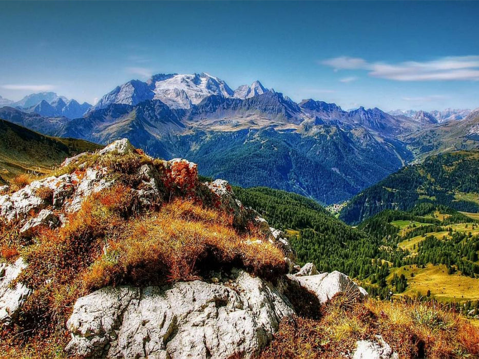 Marmolada vom Settsass - Alta Badia - CALVENDO Foto-Puzzle'