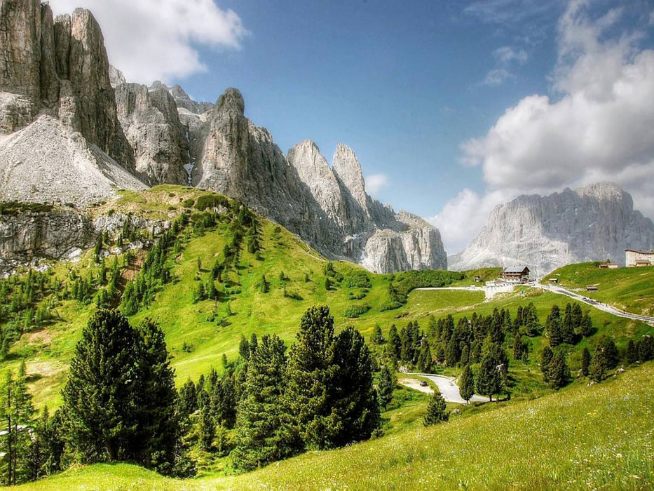 Meisules Türme - Sella - Gröden - CALVENDO Foto-Puzzle'