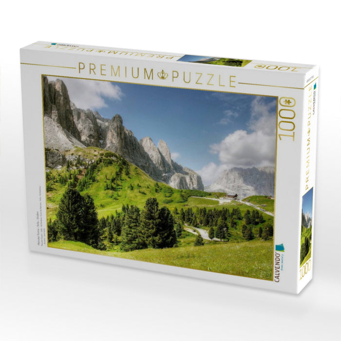 Meisules Türme - Sella - Gröden - CALVENDO Foto-Puzzle'