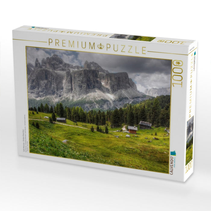 Sella Meisules - Gröden Dolomiten - CALVENDO Foto-Puzzle'