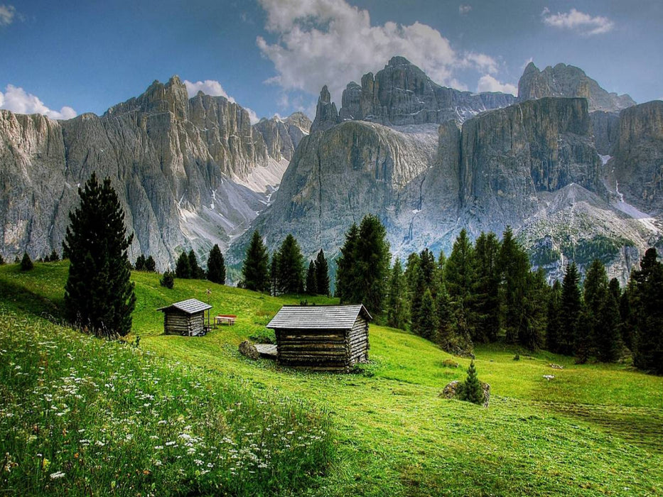 Val di Mesdi - Gröden - CALVENDO Foto-Puzzle'