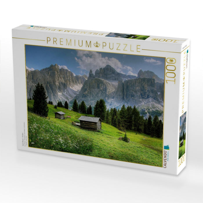 Val di Mesdi - Gröden - CALVENDO Foto-Puzzle'