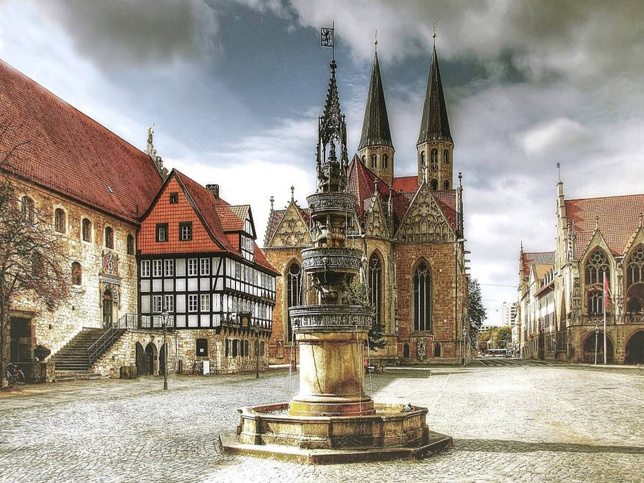 Martinikirche am Altstadtmarkt - CALVENDO Foto-Puzzle'