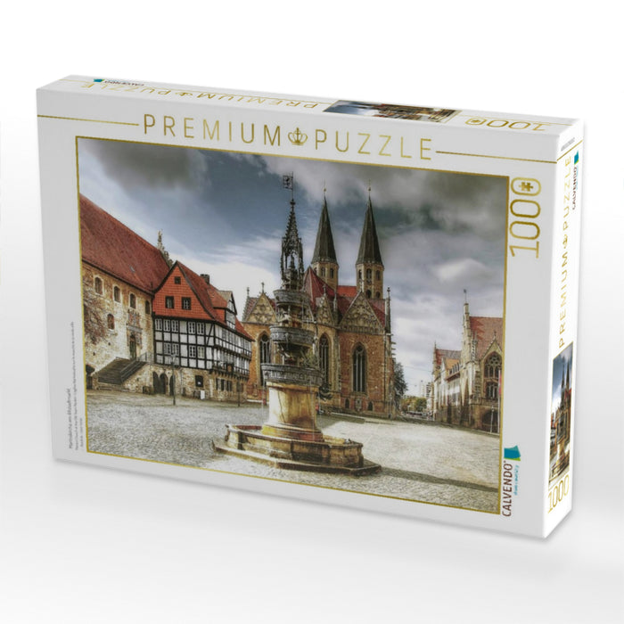 Martinikirche am Altstadtmarkt - CALVENDO Foto-Puzzle'