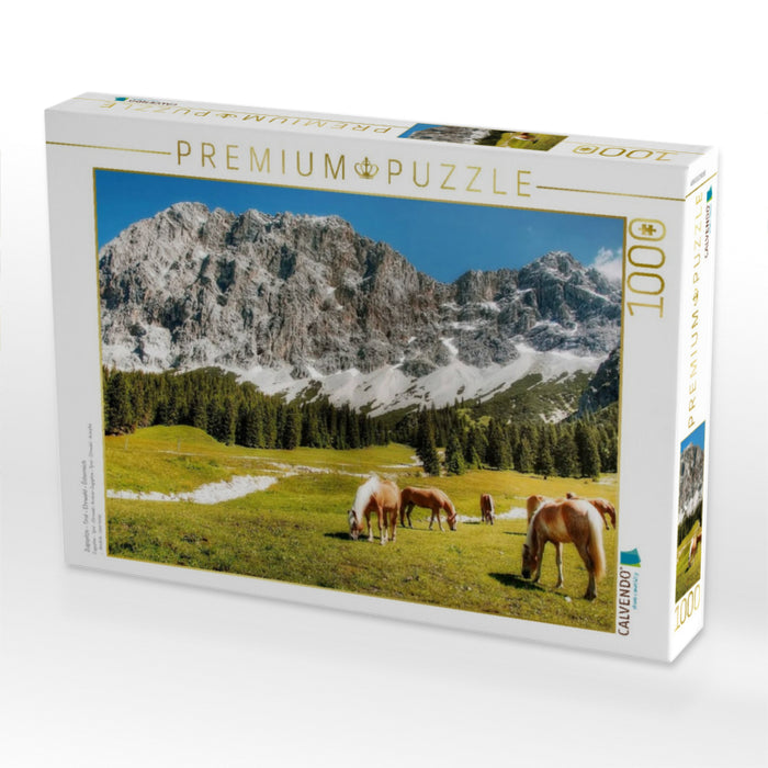 Zugspitze - Tirol - Ehrwald - Österreich - CALVENDO Foto-Puzzle'