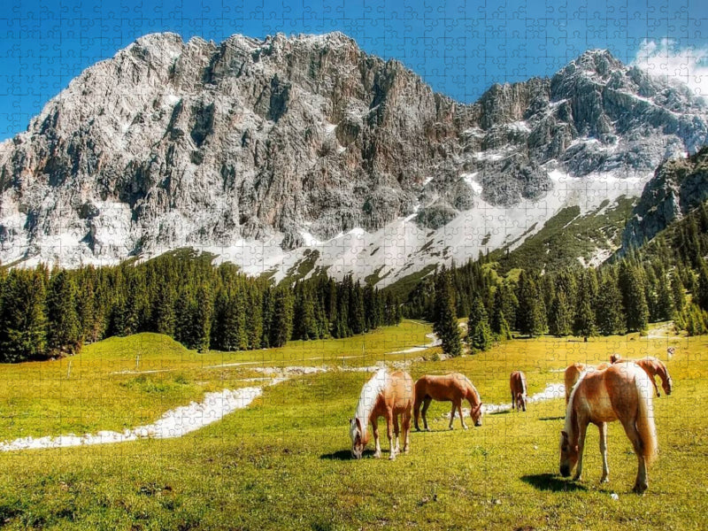 Zugspitze - Tirol - Ehrwald - Österreich - CALVENDO Foto-Puzzle'