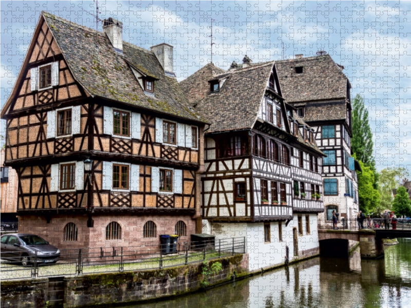 Strasbourg - La Petite France 1000 Teile Puzzle quer - CALVENDO Foto-Puzzle'