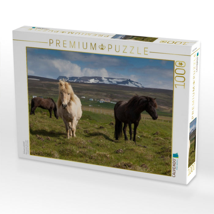 Schwarz und Weiß - CALVENDO Foto-Puzzle'