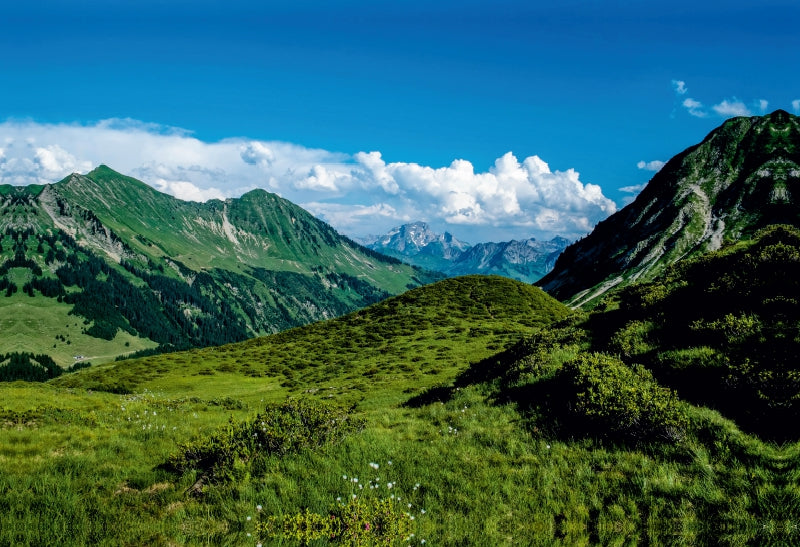 Premium Textil-Leinwand Am Furkapass