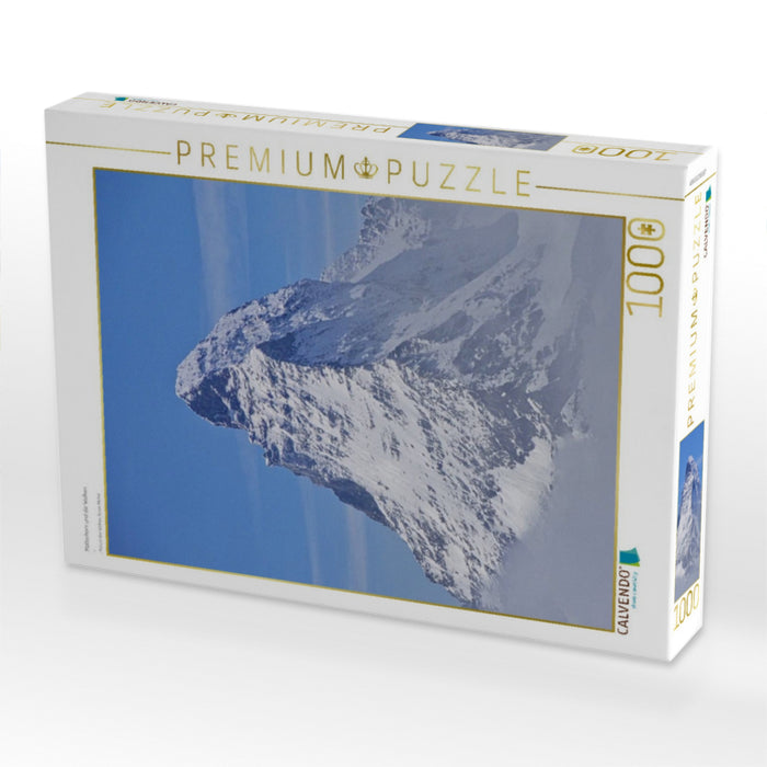 Matterhorn und die Wolken - CALVENDO Foto-Puzzle'