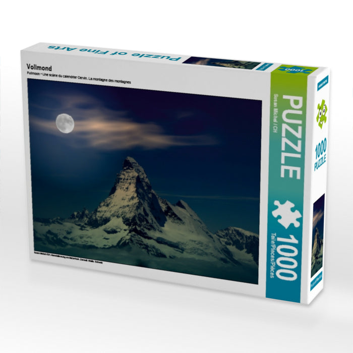 Vollmond 1000 Teile Puzzle quer - CALVENDO Foto-Puzzle'