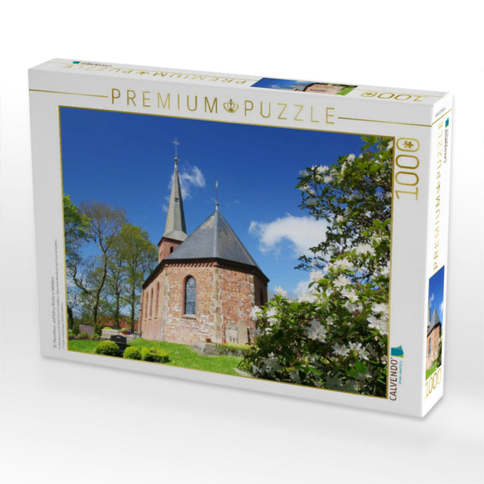 St.-Marcellinus- und Petrus-Kirche zu Waddens - CALVENDO Foto-Puzzle'