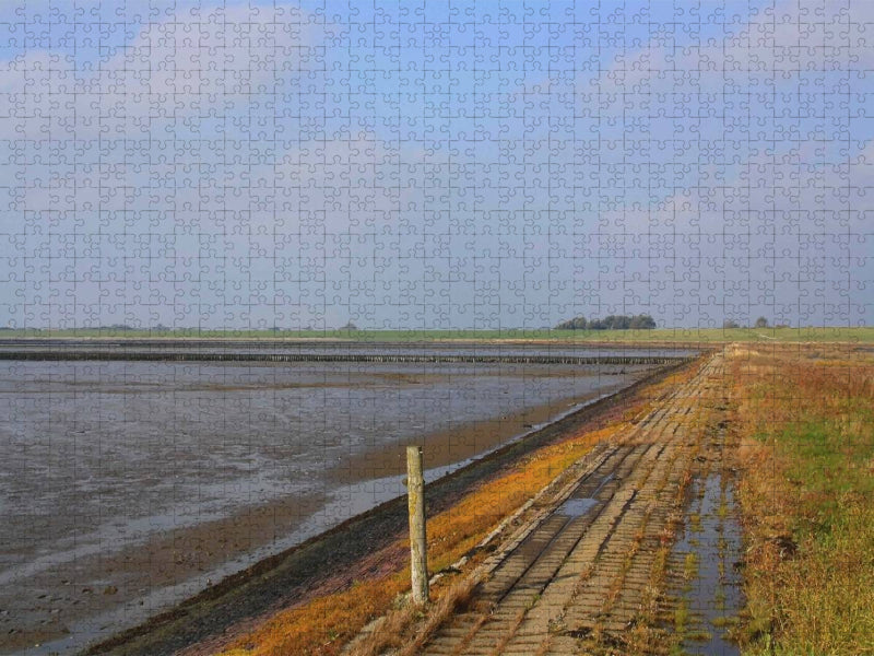 Herbst am Jadebusen - CALVENDO Foto-Puzzle'