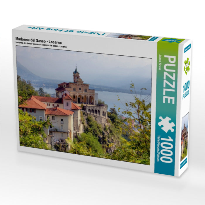 Madonna del Sasso - Locarno 1000 Teile Puzzle quer - CALVENDO Foto-Puzzle'