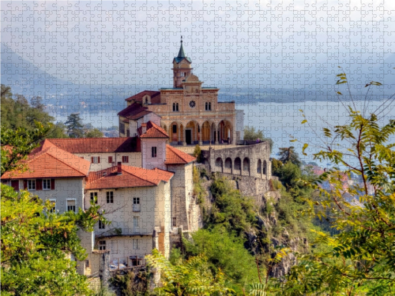 Madonna del Sasso - Locarno 1000 Teile Puzzle quer - CALVENDO Foto-Puzzle'