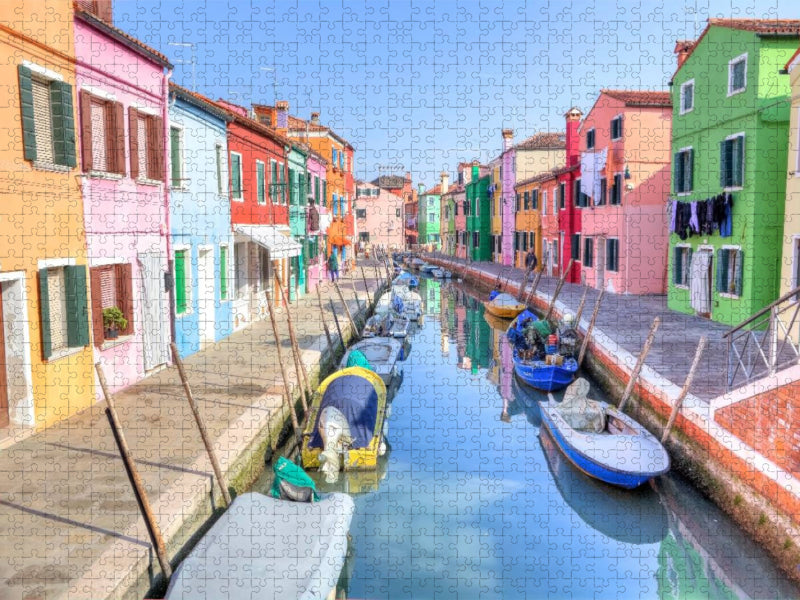 Ein Motiv aus dem Kalender Die bunten Häuser von Burano - CALVENDO Foto-Puzzle'