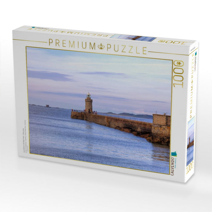 Leuchtturm St Peter Port - Guernsey - CALVENDO Foto-Puzzle'