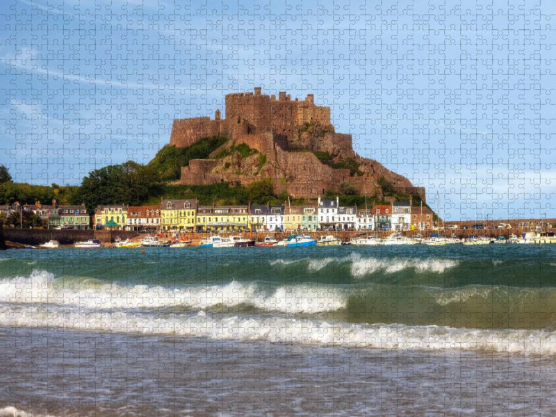 Mont Orgueil Castle - Jersey - CALVENDO Foto-Puzzle'