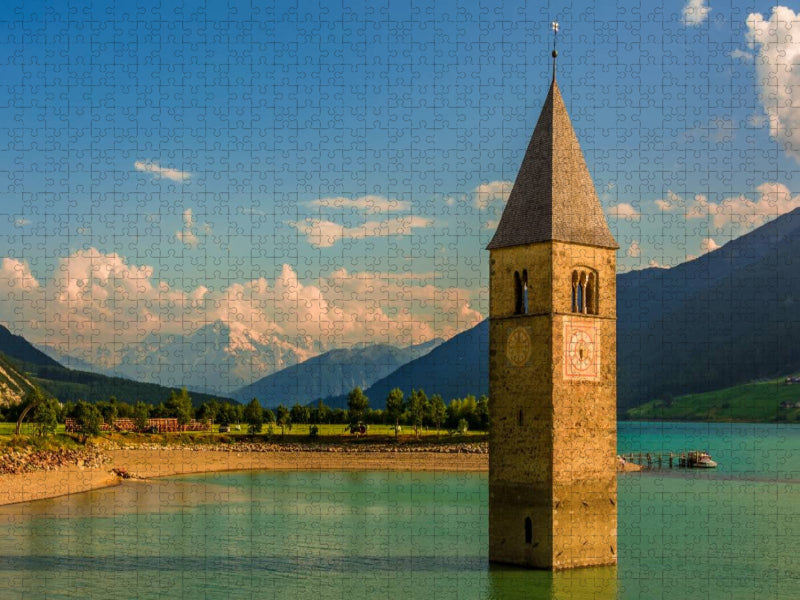 Ein Motiv aus dem Kalender Rund um den Reschenpass / CH-Version - CALVENDO Foto-Puzzle'