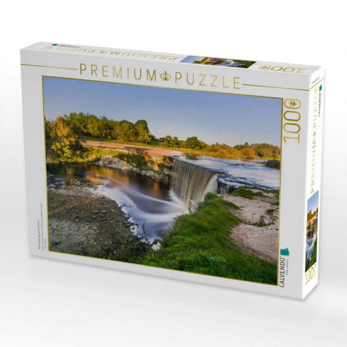 Wasserfall Jägala in Estland - CALVENDO Foto-Puzzle'