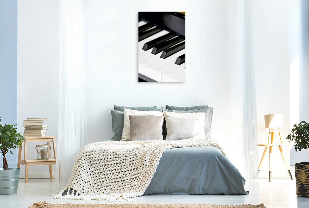 Premium Textil-Leinwand Premium Textil-Leinwand 60 cm x 90 cm hoch Klavier