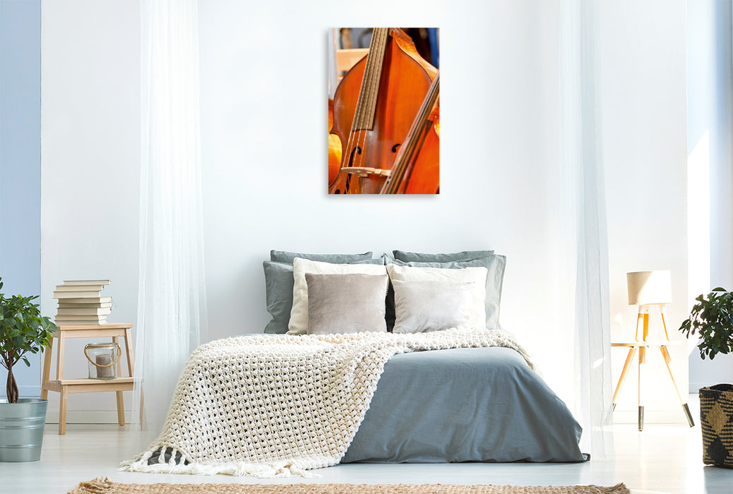 Premium Textil-Leinwand Premium Textil-Leinwand 60 cm x 90 cm hoch Cello