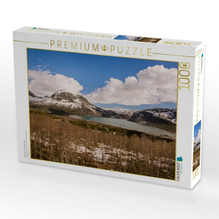 Panorama des Kobbvatnet - CALVENDO Foto-Puzzle'