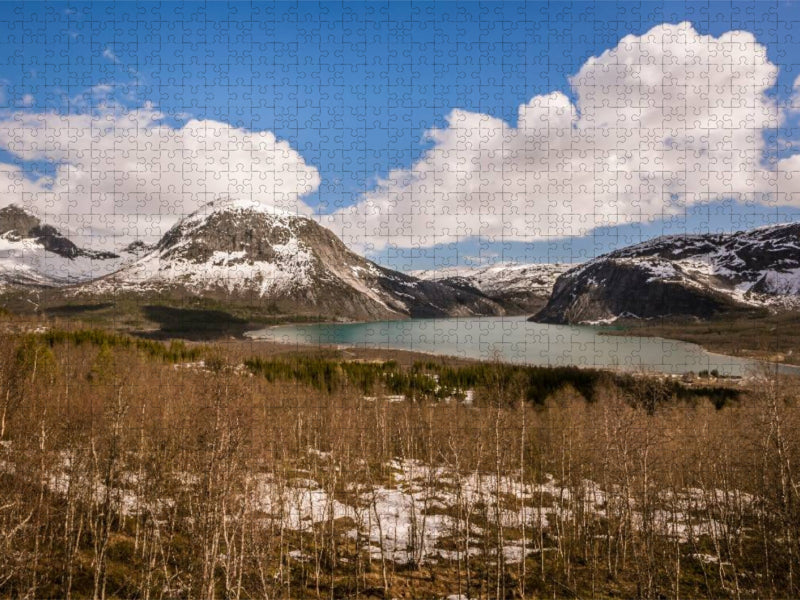 Panorama des Kobbvatnet - CALVENDO Foto-Puzzle'