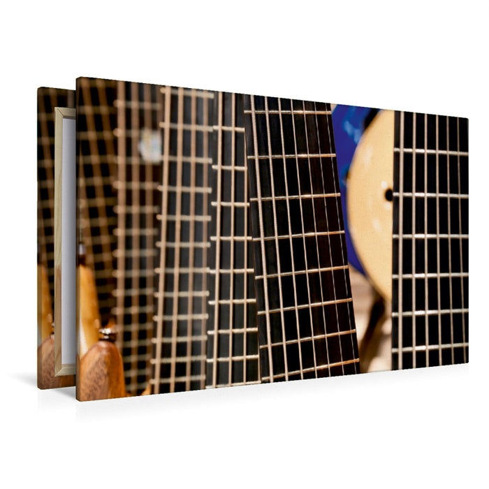 Premium Textil-Leinwand Gitarre