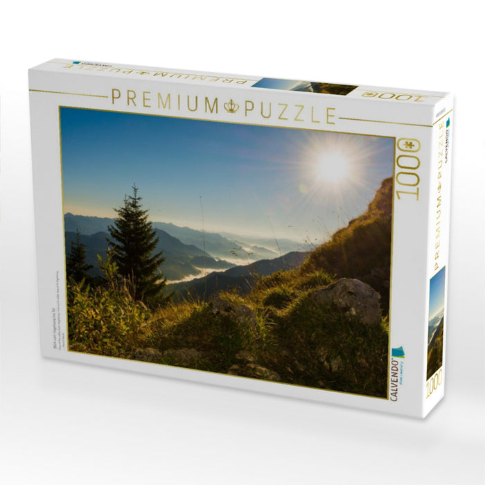 Blick vom Vogelsang ins Tal - CALVENDO Foto-Puzzle'